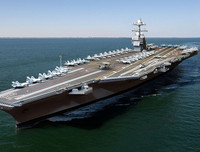 Khám phá siêu hàng không mẫu hạm USS Gerald R. Ford nặng ngang 400 bức tượng Nữ thần Tự do.