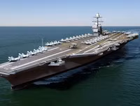 Khám phá siêu hàng không mẫu hạm USS Gerald R. Ford nặng ngang 400 bức tượng Nữ thần Tự do.
