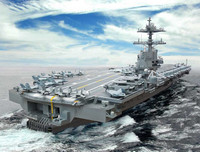 Khám phá siêu hàng không mẫu hạm USS Gerald R. Ford nặng ngang 400 bức tượng Nữ thần Tự do.