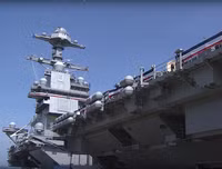 Khám phá siêu hàng không mẫu hạm USS Gerald R. Ford nặng ngang 400 bức tượng Nữ thần Tự do.