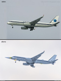 [ẢNH] Chiếc máy bay quái dị để lộ 