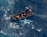 Máy bay chiến đấu của Nhật Bản bốc cháy tại căn cứ không quân