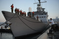 [ẢNH] Tên lửa Barak 1 tối tân không thể giúp tàu chiến Israel tránh khỏi bị hủy diệt