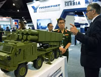 Cận cảnh dàn vũ khí tiên tiến tại triển lãm quốc phòng ở Malaysia