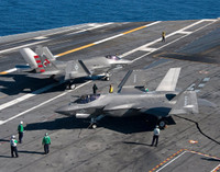 [ẢNH] F-35C chính thức vận hành trên siêu tàu sân bay Mỹ, đối thủ nín thở lo sợ