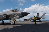 [ẢNH] F-35C chính thức vận hành trên siêu tàu sân bay Mỹ, đối thủ nín thở lo sợ