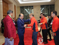 [ẢNH] Toàn cảnh xúc động đón mừng những người hùng của bóng đá Việt Nam