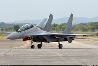 [ẢNH] Sau F/A-18, đến lượt Su-30MKM Malaysia gặp sự cố tại triển lãm LIMA 2019