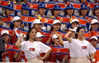 Ngắm 'đoàn mỹ nữ' Triều Tiên chuẩn bị đến Hàn Quốc