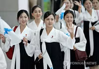 Ngắm 'đoàn mỹ nữ' Triều Tiên chuẩn bị đến Hàn Quốc