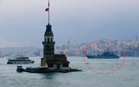 [ẢNH] Thổ Nhĩ Kỳ dọa 'bóp yết hầu' Bosphorus, chặn đường tiếp vận của Nga cho Syria