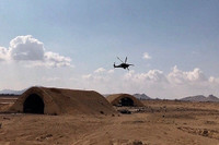 [ẢNH] Trực thăng vũ trang Syria bất ngờ tấn công dữ dội phiến quân tại Lattakia