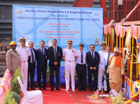 [ẢNH] Ấn Độ hạ thủy chiến hạm tàng hình cực mạnh 