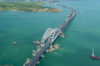 [ẢNH] Nga phòng thủ cầu Kerch Strait nối với Crimea như thế nào trước lời đe dọa đánh sập từ Ukraine