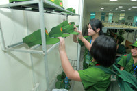 Học làm chiến sĩ Công an