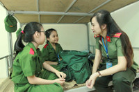 Học làm chiến sĩ Công an