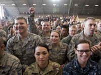 Chùm ảnh Nhật Bản nhiệt liệt chào đón Tổng thống Mỹ Donald Trump