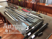 Cận cảnh số dao, kiếm 