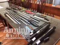 Cận cảnh số dao, kiếm 