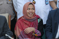 [ẢNH] Nữ bị cáo người Indonesia vụ sát hại công dân Triều Tiên mang hộ chiếu Kim Chol mừng vui được thả