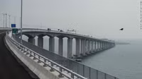 [ẢNH] Cận cảnh cầu vượt biển dài nhất thế giới, trị giá 20 tỷ USD của Trung Quốc