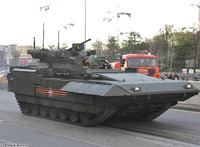 [ẢNH] Uy lực khủng khiếp từ xe chiến đấu bộ binh T-15 Armata của Nga