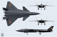 [ẢNH] Giật mình J-20 Trung Quốc mạnh hơn Su-57, hồi chuông cảnh tỉnh cho Nga?