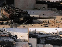 [ẢNH] Tử chiến tại Al-Bukamal, IS thiêu rụi xe tăng hiện đại T-90A của Syria