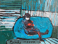 Tranh trong mùa giãn cách vì Covid-19