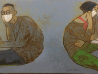 Tranh trong mùa giãn cách vì Covid-19