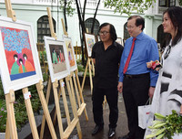 Tranh trong mùa giãn cách vì Covid-19