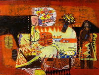 Tranh trong mùa giãn cách vì Covid-19