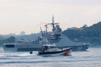 [ẢNH] Nga bất ngờ điều chiến hạm tàng hình 1.000 tấn tối tân nhất tới Syria