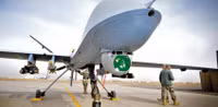 [ẢNH] MQ-9 Reaper Mỹ tấn công mục tiêu trong đất Syria 