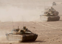 [ẢNH] Siêu tăng mạnh nhất phương Tây gục ngã tại Trung Đông, vì sao nên nỗi?