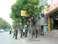 Phường Khương Đình quyết liệt xử lý vi phạm về trật tự đô thị