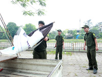 Phường Khương Đình quyết liệt xử lý vi phạm về trật tự đô thị