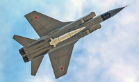 [ẢNH] MiG-31 mang tên lửa Kinzhal lắp đầu đạn hạt nhân tuần tra biển Đen, Ukraine 