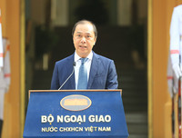 [ẢNH] Toàn cảnh lễ thượng cờ ASEAN ở Hà Nội