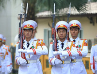 [ẢNH] Toàn cảnh lễ thượng cờ ASEAN ở Hà Nội