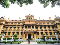 [ẢNH] Toàn cảnh lễ thượng cờ ASEAN ở Hà Nội