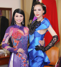 Á hậu Ngọc Quỳnh hội ngộ 