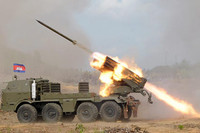 Bất ngờ trước tính năng đặc biệt của pháo phản lực RM-70 Campuchia