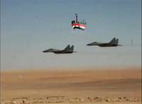 [ẢNH] Chia lửa cùng S-300, Không quân Syria xuất kích đánh chặn tiêm kích Israel?