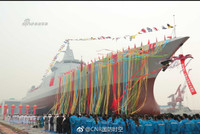 [ẢNH] Trung Quốc bất ngờ hạ thủy cùng lúc hai khu trục hạm Type 055