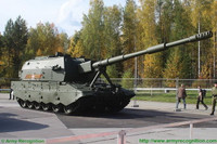 Nguyên nhân khiến siêu pháo tự hành 2S35 Koalitsiya-SV của Nga mãi chưa thoát cảnh 