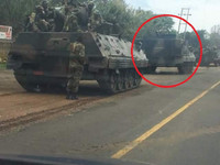 Xe bọc thép của Trung Quốc xuất hiện nhan nhản trong chính biến Zimbabwe