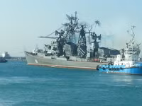 Không phải Pytlivy, đây mới là chiến hạm cao tuổi nhất Nga triển khai tới Syria