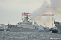 [ẢNH] Báo Trung Quốc bình luận chuyến thăm căn cứ Trạm Giang của chiến hạm Việt Nam