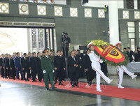 [ẢNH] Toàn cảnh lễ viếng Chủ tịch nước Trần Đại Quang